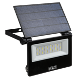 Sealey LED30S - Extra-Slim Solar Floodlight with Wall Bracket 30W SMD LED