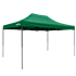 Dellonda DG136 - Dellonda Premium 3 x 4.5m Pop-Up Gazebo, Heavy Duty, PVC Coated, Water Resistant Fabric, Supplied with Carry Bag, Rope, Stakes & Weight Bags - Dark Green Canopy