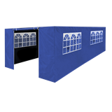 Dellonda DG155 - Dellonda Premium Side Walls/Doors/Windows for Gazebo/Marquee, Fits 3 x 6m Models - Blue