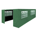 Dellonda DG156 - Dellonda Premium Side Walls/Doors/Windows for Gazebo/Marquee, Fits 3 x 6m Models - Dark Green