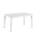 Dellonda DG210 - Dellonda Outdoor Dining Table Weather Resistant Body Glass Table 90x150cm