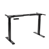 Dellonda DH16 - Dellonda Black Electric Adjustable Desk Frame, Digital Controls 100kg Heavy Duty