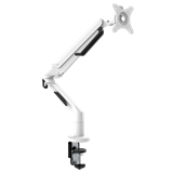 Dellonda DH26 - Dellonda Single Monitor Arm, 12kg Load Capacity, 17-36" Screens - White
