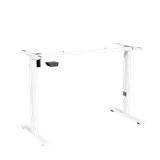Dellonda DH64 - Dellonda Electric Adjustable Standing Desk Frame, 70kg Capacity, White, Quiet