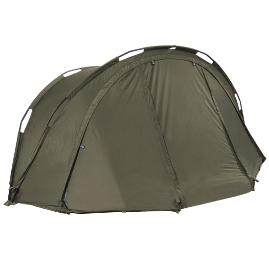 Dellonda DL76 - Dellonda Fishing Bivvy Carp Tent Lightweight 2-Man Waterproof & UV Protection Quick Assembly Pre-Threaded Poles with Ground Sheet & Heavy Duty Ground Pegs