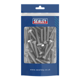 Sealey S840S - Stainless Steel Set Screw Din 933 – M8 x 1.25 pitch - Pack of 50