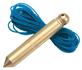 Draper 60698 (5188a) - Draper Expert 100g Brass Plumb Bob With 5m (Approx) Nylon Line