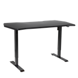 Dellonda DH243 - Dellonda Carbon Electric Height Adjustable Standing Desk, Quiet, 1400 x 700mm