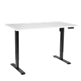 Dellonda DH244 - Dellonda White Electric Height Adjustable Standing Desk with Memory, Quiet, 1400x700mm