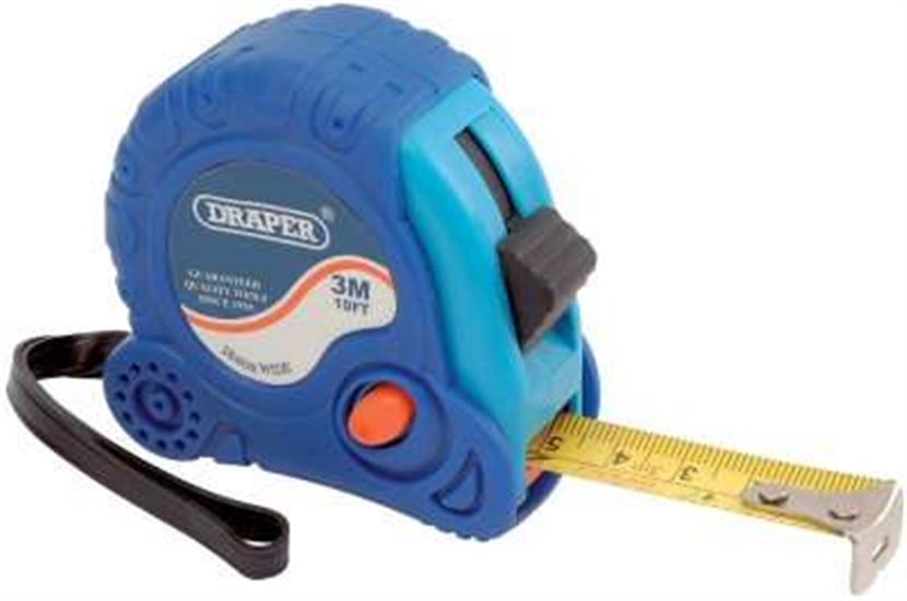 Draper 75298 ʎmtg) - 3m/10ft X 16mm Measuring Tape