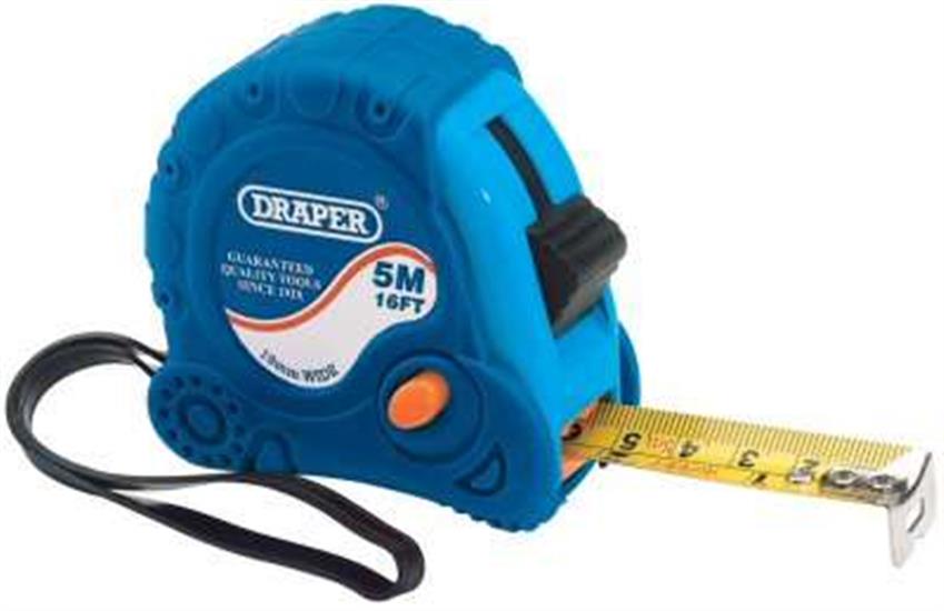 Draper 75299 ʎmtg) - 5m/16ft X 19mm Measuring Tape