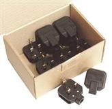Sealey PL/13/3 - Rubber Plug 13Amp Extra Heavy-Duty Pack of 10