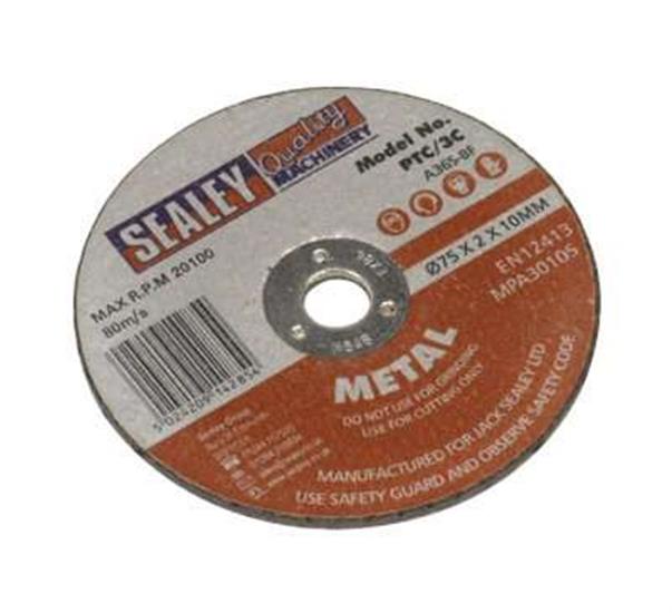 Sealey PTC/3C - Cutting Disc 75 x 2 x 10mm