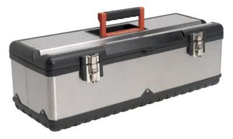 Sealey AP660S - Stainless Steel Toolbox 660mm with Tote Tray