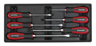 Sealey TBT29 - Tool Tray with Hammer-Thru Screwdriver Set 6pc