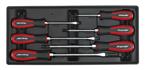 Sealey TBT29 - Tool Tray with Hammer-Thru Screwdriver Set 6pc