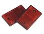 Sealey TB24 - Reflex Reflector Red Oblong Pack of 2
