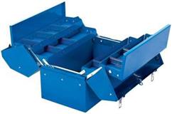 Draper 48566 (Tb459b) - Barn Type Tool Box With Four Cantilever Trays