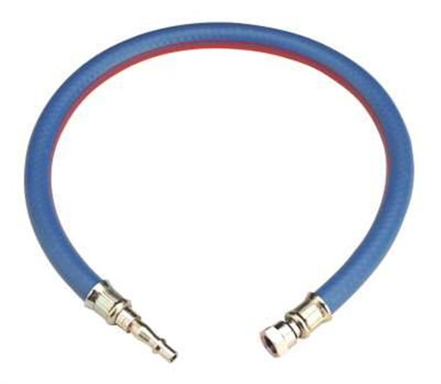 Sealey AH2R/38 - Air Leader Hose 600mm x Ø10mm with Tail Piece & 1/4"BSP Union