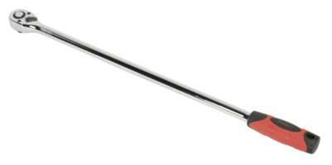 Sealey AK6695 - Ratchet Wrench Extra-Long 600mm 1/2"Sq Drive