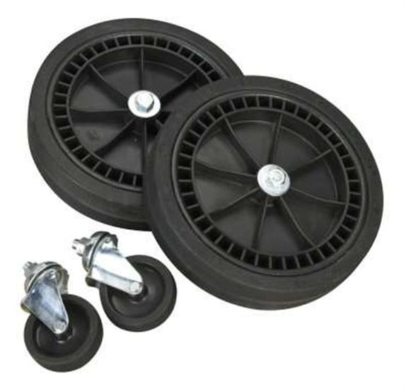 Sealey COMPKIT5 - Wheel Kit for Fixed Compressors - 2 Castors & 2 Fixed Wheels