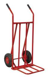 Sealey CST800 - Sack Truck with Pneumatic Tyres 150kg Foldable Toe
