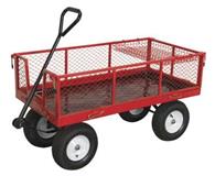 Sealey CST806 - Platform Truck with Sides Pneumatic Tyres 450kg Capacity