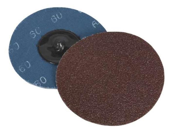 Sealey PTCQC7560 - Quick Change Sanding Disc Ø75mm 60Grit Pack of 10