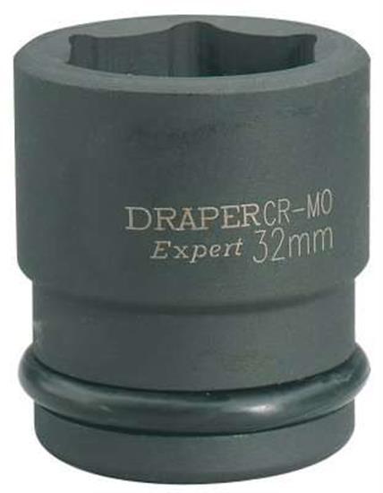 Draper 05002 𨐙-Mm) - Expert 21mm 3/4" Square Drive Hi-Torq 6 Point Impact Socket