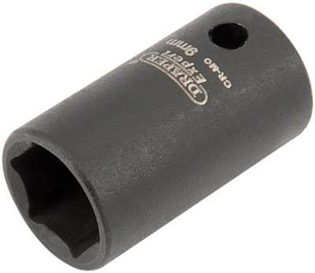 Draper 05013 𨐆-Mm) - Expert 9mm 1/4" Square Drive Hi-Torq 6 Point Impact Socket