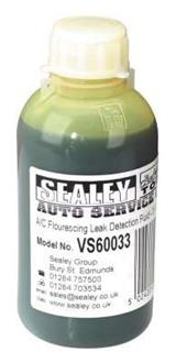 Sealey VS60033 - Air Conditioning Fluorescing Leak Detection Dye - 33 Dose Bottle