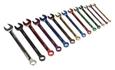Sealey AK6314 - Multi-Coloured Combination Wrench Set 14pc Metric