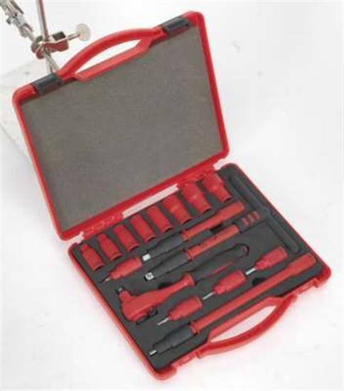 Sealey AK7940 - Insulated Socket Set 16pc 3/8"Sq Drive 6pt Walldrive® VDE/TUV/GS Approved