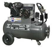 Sealey SAC3103B - Air Compressor 100L Belt Drive 3hp with Front Control Panel