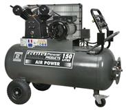 Sealey SAC3153B - Air Compressor 150L Belt Drive 3hp with Front Control Panel