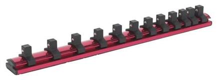 Sealey AK27083 - Socket Retaining Rail Magnetic 3/8"Sq Drive 12 Clips