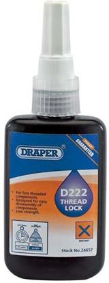 Draper 24657 ʍTL222) - D222 Thread Lock
