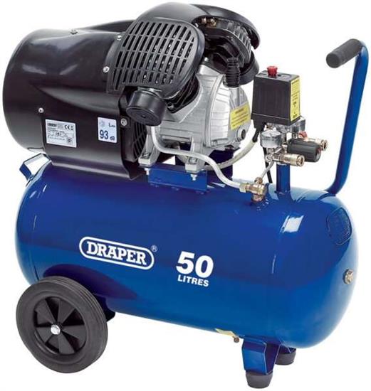 Draper 29355 �/412TV) - 50L 230V 2.2kW Air Compressor