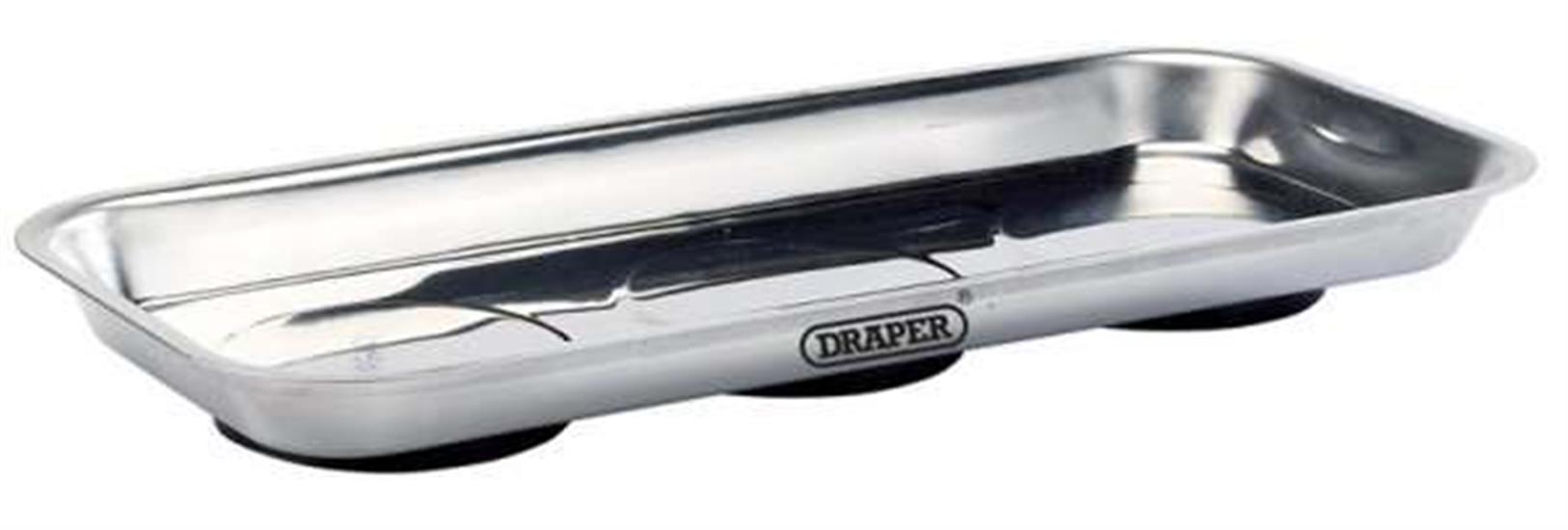 Draper 33007 (MPT4B) - Stainless Steel Magnetic Parts Tray