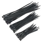 Sealey CT75B - Cable Ties Assorted Black 75pc