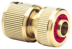 Draper 36202 (GWB3/H) - Expert Brass 1/2" Hose Connector with Water Stop