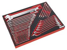 Sealey TBTP03 - Tool Tray with Spanner Set 35pc