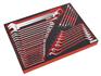 Sealey TBTP03 - Tool Tray with Spanner Set 35pc