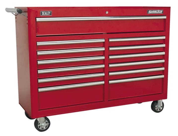 Sealey AP5213T - Rollcab 13 Drawer with Ball Bearing Runners - Red