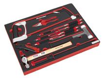 Sealey TBTP06UK - Tool Tray with Hacksaw, Hammers & Punches 13pc