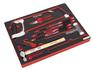 Sealey TBTP06UK - Tool Tray with Hacksaw, Hammers & Punches 13pc