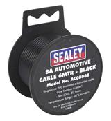 Sealey AC0806B - Automotive Cable 8A 6mtr Black