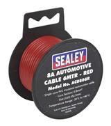 Sealey AC0806R - Automotive Cable 8A 6mtr Red