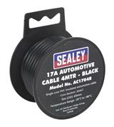 Sealey AC1704B - Automotive Cable 17A 4mtr Black