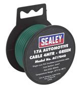 Sealey AC1704G - Automotive Cable 17A 4mtr Green